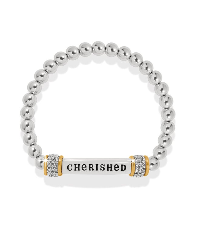 BRIGHTON Meridian Cherished Two Tone Stretch Bracelet