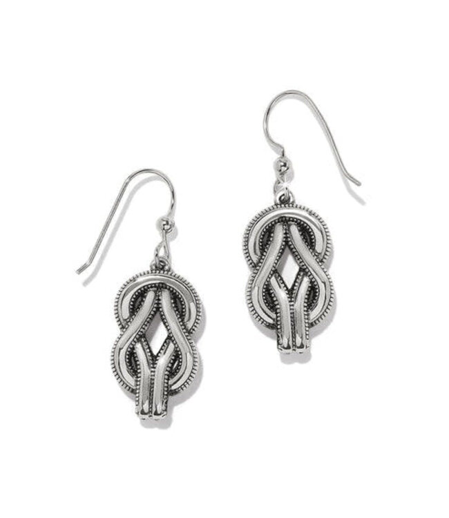 BRIGHTON Interlok Harmony Two Tone French Wire Earrings