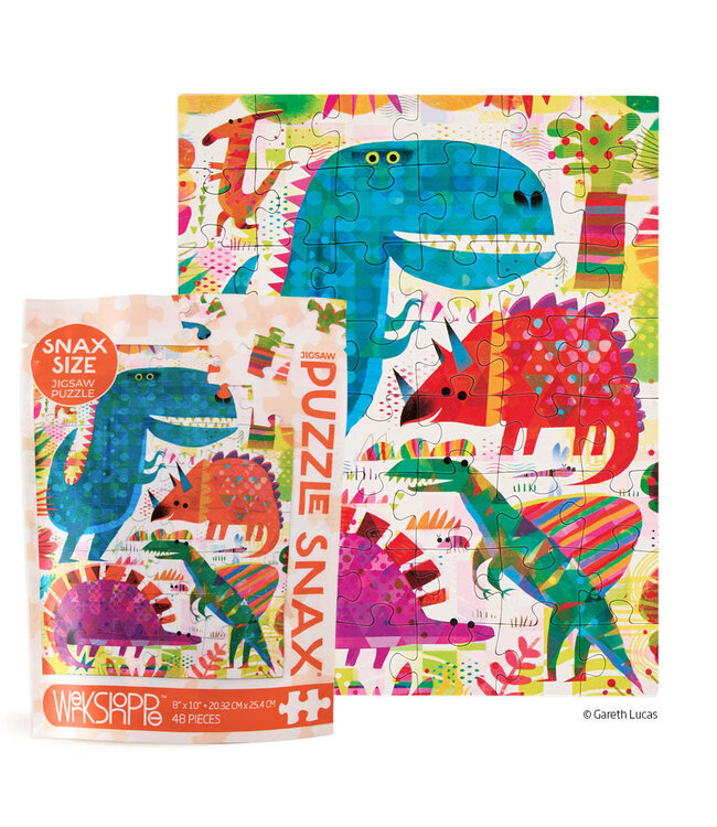 Dinosaur Day 48 Piece Puzzle Snax