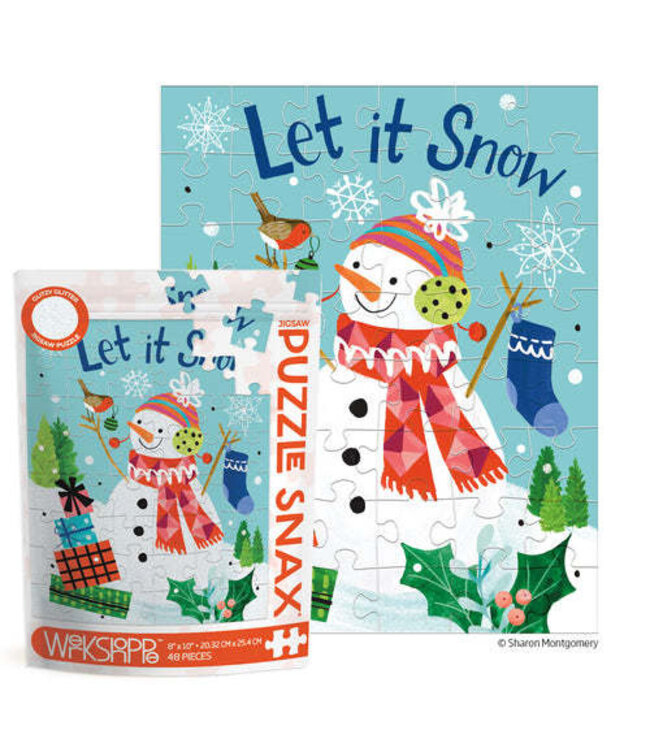 Let it Snow 48 Piece Puzzle Snax