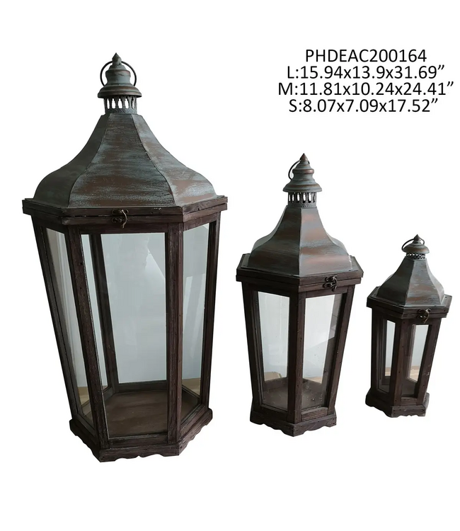 French Quarter Lantern, Set of 3