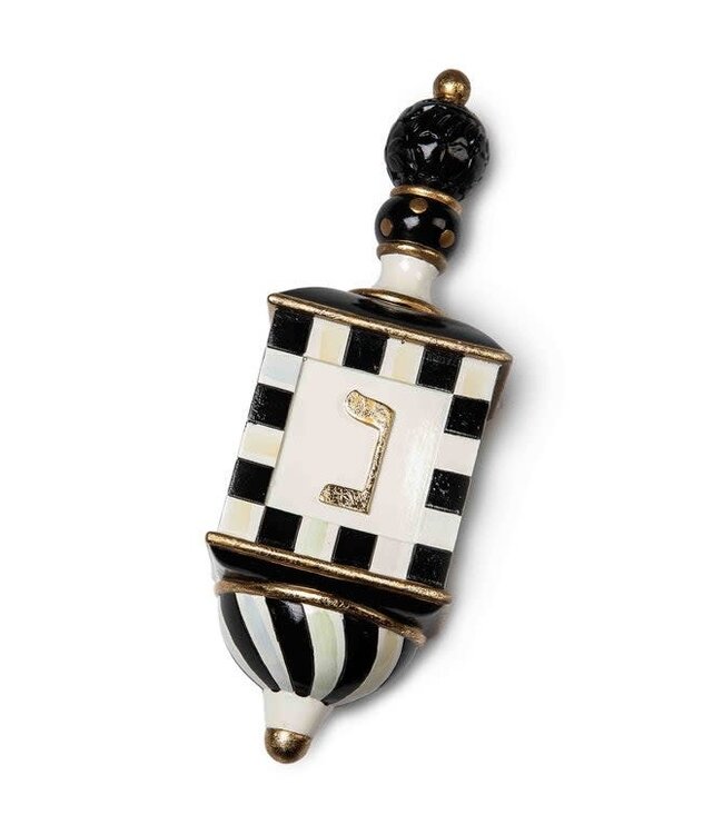 MACKENZIE CHILDS Courtly Classic Dreidel