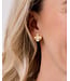 SUSAN SHAW Gold Multi Cross Stud Earring