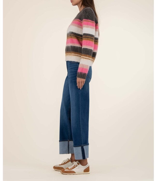KUT FROM THE KLOTH Elvira Striped Pullover Sweater