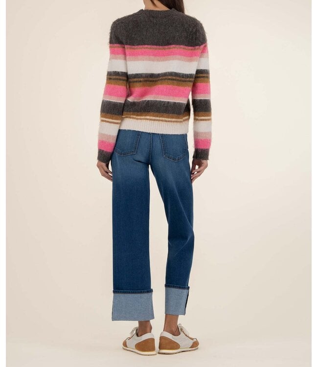KUT FROM THE KLOTH Elvira Striped Pullover Sweater