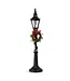 Lighted Black Lamp Post