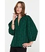 Alley Textured Jacquard 3/4 Blouse