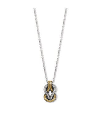 BRIGHTON 18" Interlok Harmony Two Tone Necklace