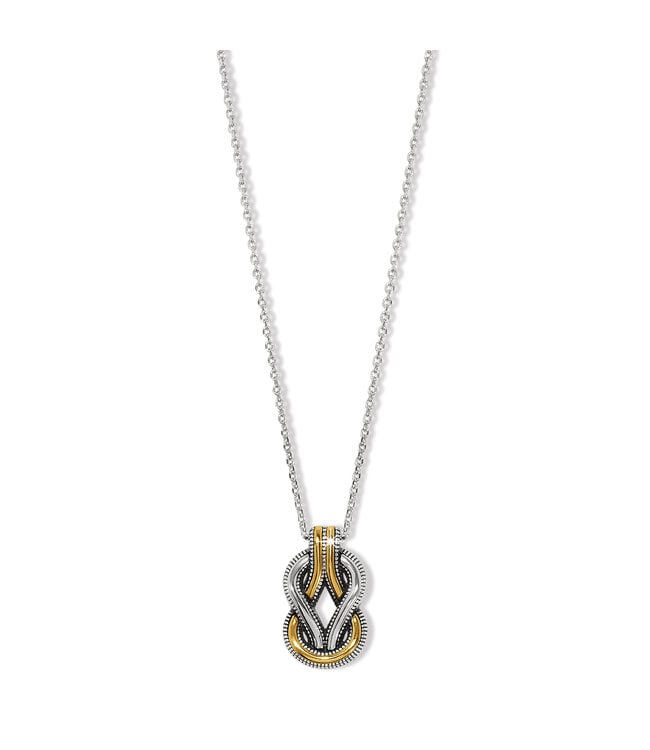 BRIGHTON 18" Interlok Harmony Two Tone Necklace