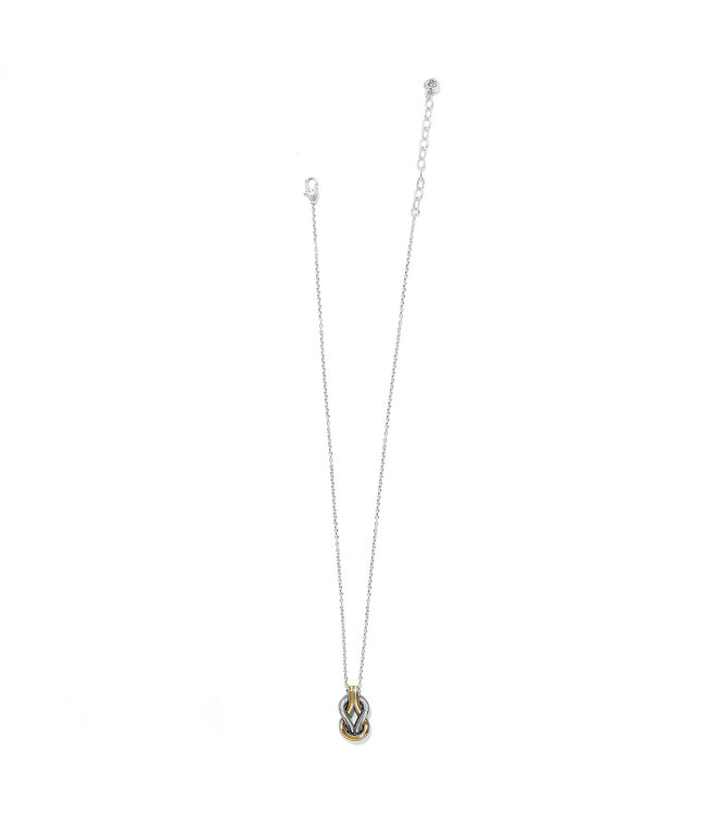 BRIGHTON 18" Interlok Harmony Two Tone Necklace