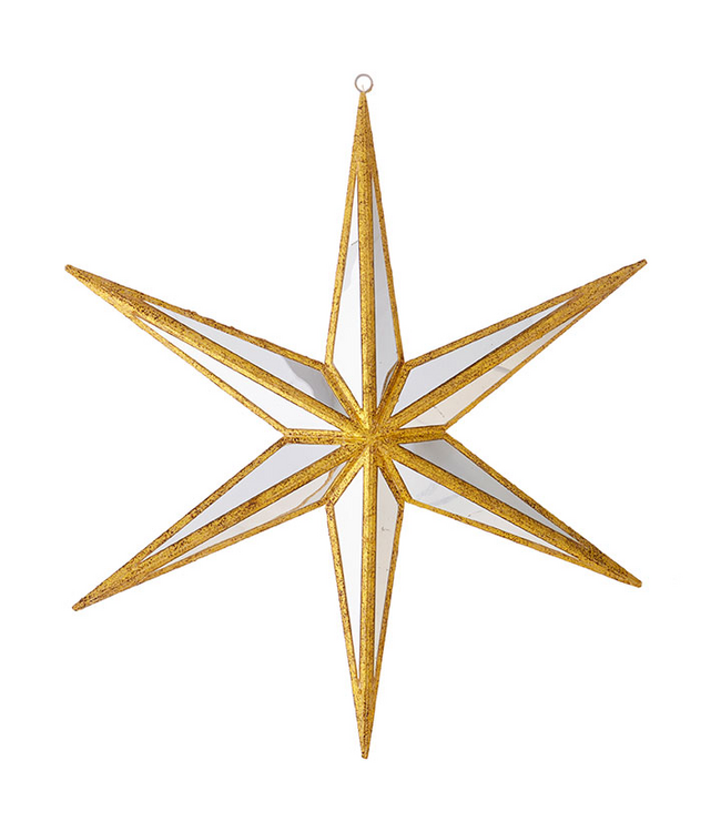 12" Mirrored Star Ornament