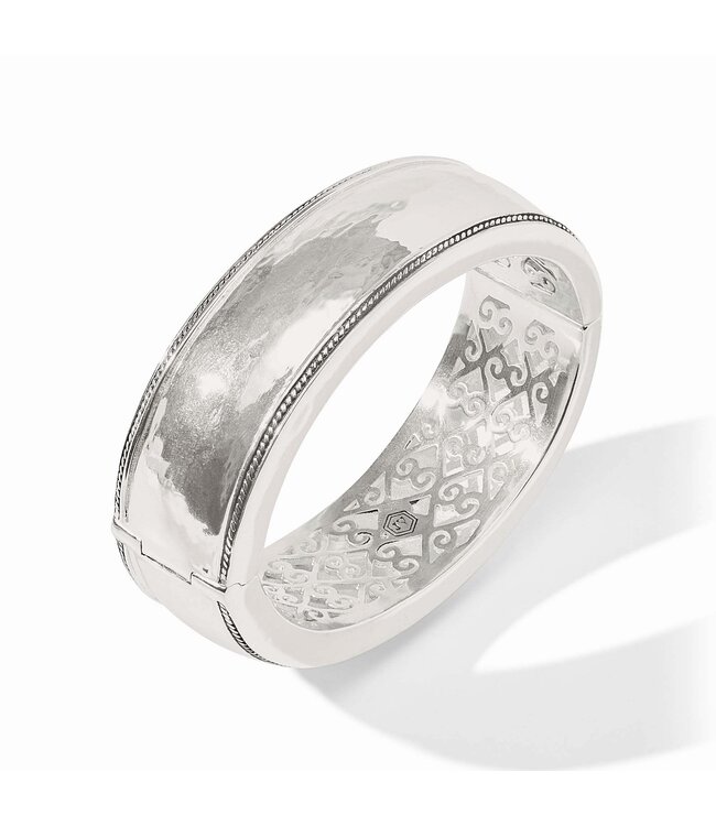 JULIE VOS Cannes Statement Hinge Bangle Silver