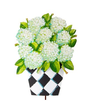 THE ROUND TOP COLLECTION Elegant Pot of Hydrangeas