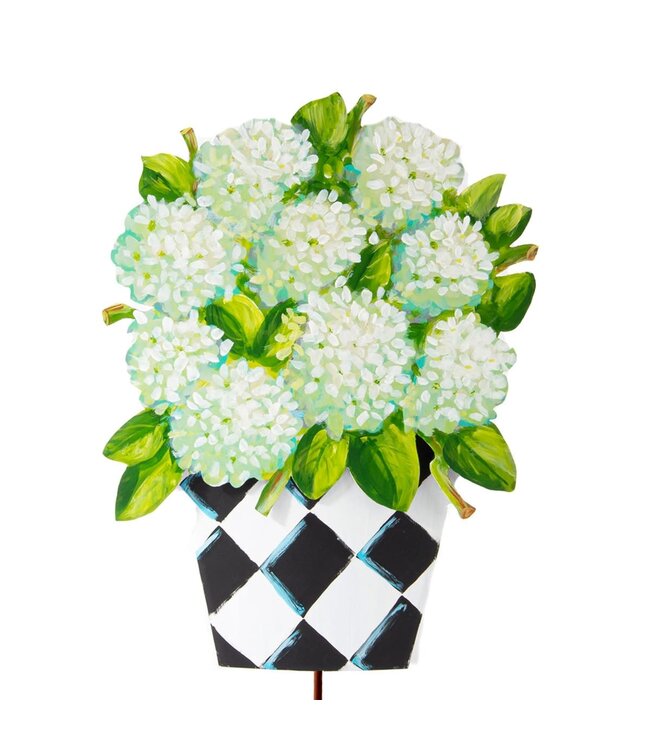 THE ROUND TOP COLLECTION Elegant Pot of Hydrangeas