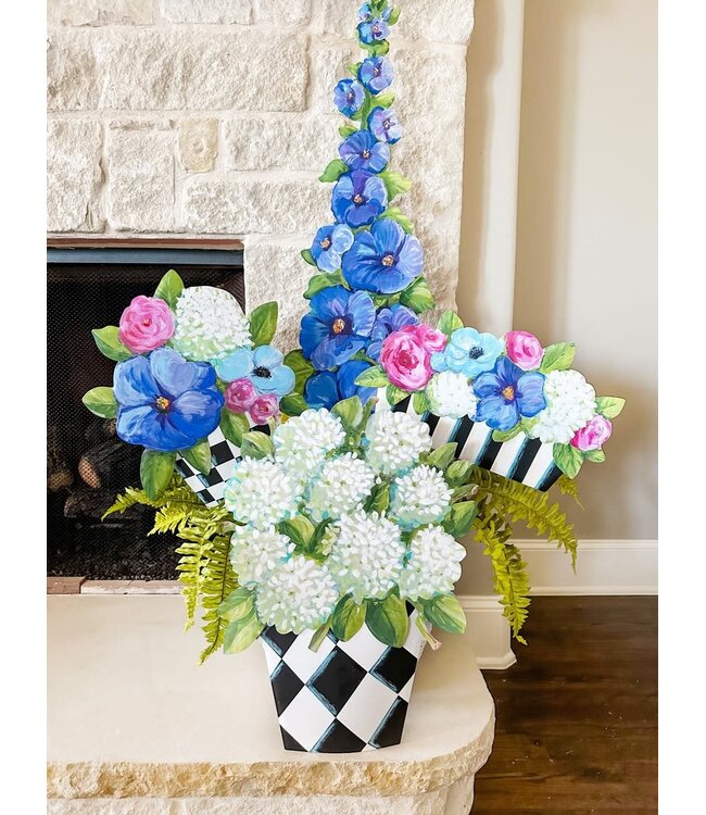 THE ROUND TOP COLLECTION Elegant Pot of Hydrangeas