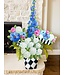 THE ROUND TOP COLLECTION Elegant Pot of Hydrangeas