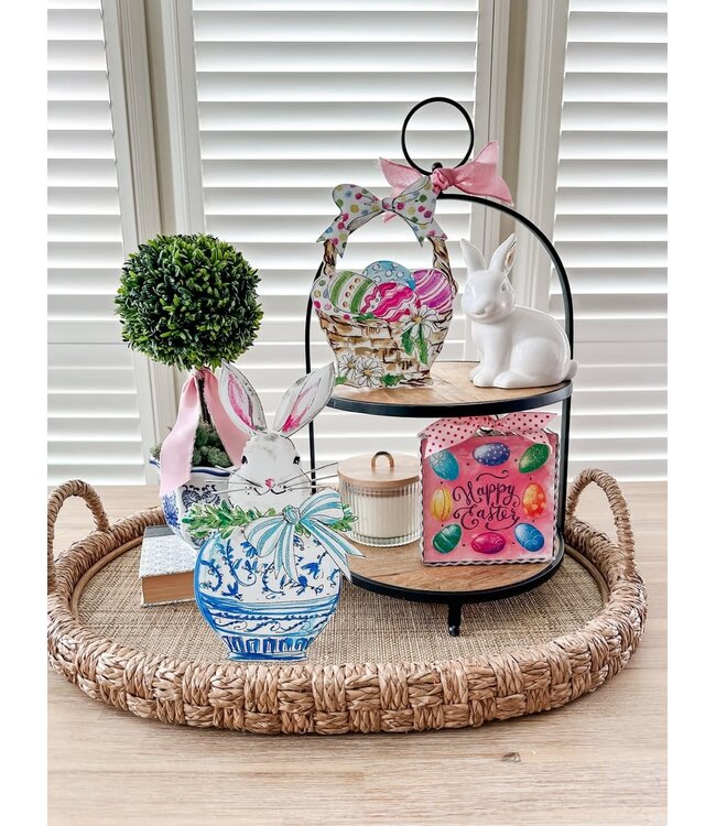 THE ROUND TOP COLLECTION Mini Happy Easter & Eggs Print