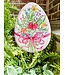 THE ROUND TOP COLLECTION Beck's Floral Easter Egg Stake