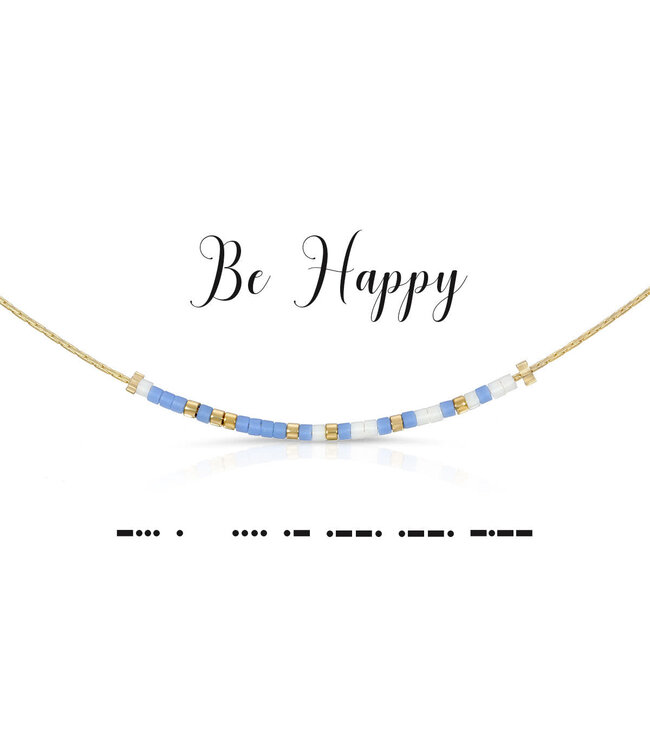 DOT & DASH Be Happy Necklace