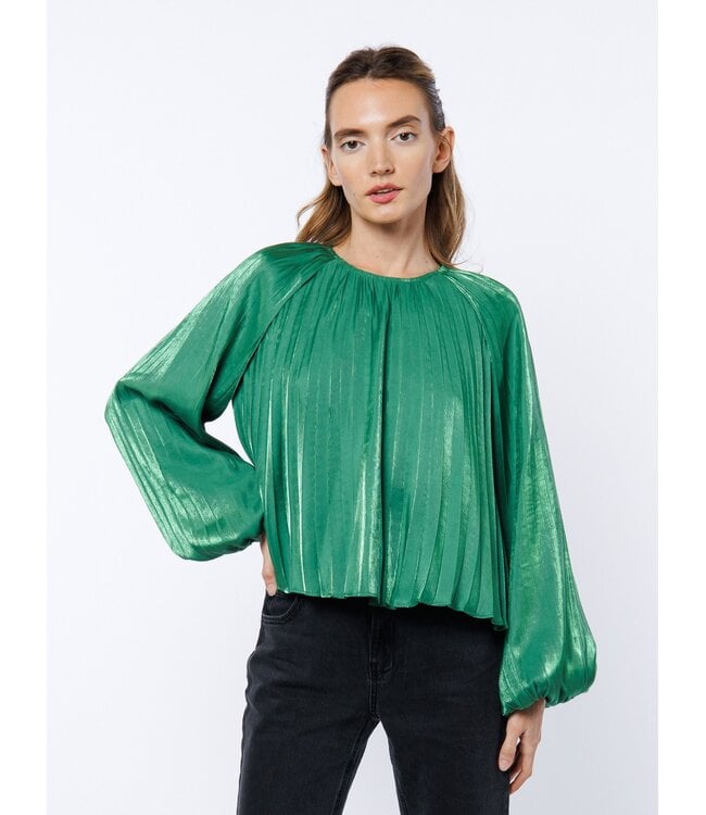 Giulia Pleated Raglan Blouse
