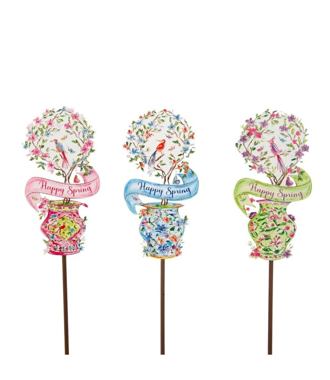 THE ROUND TOP COLLECTION Beck's Happy Spring Mini Topiaries - Sold Individually