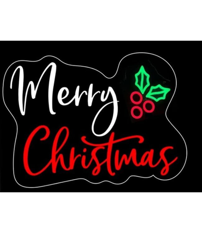 15.7" Merry Christmas Hanging Lighted Sign