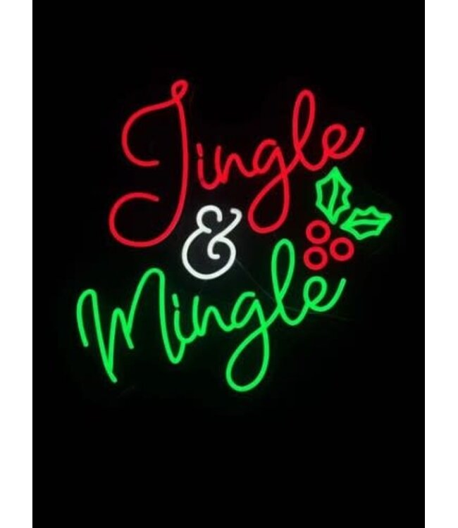 23.1" JINGLE & MINGLE LED Lighted Sign