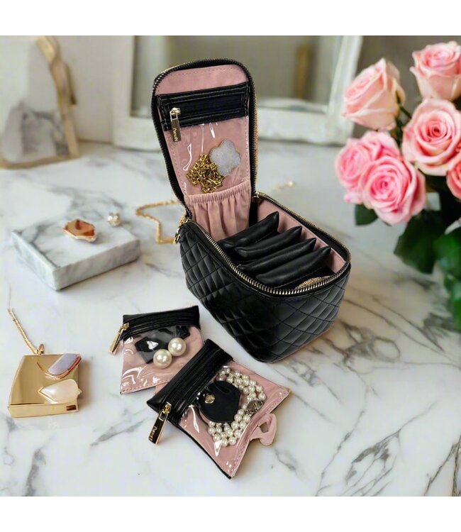 Train Jewelry Case - Timeless Quilted