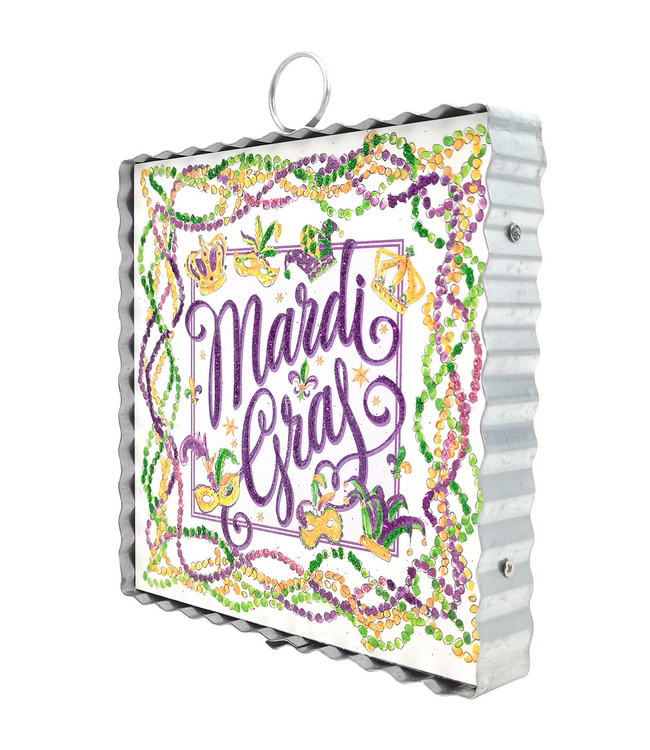 THE ROUND TOP COLLECTION Mini Beck's Mardi Gras