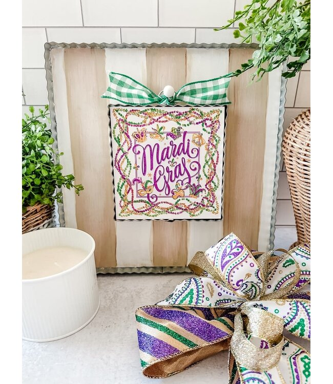 THE ROUND TOP COLLECTION Mini Beck's Mardi Gras