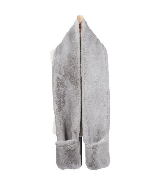 Scarf Fur Plush With Pockets