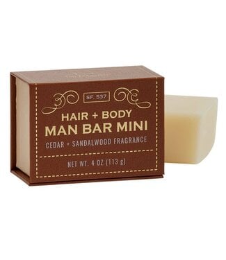 Man Bar Mini 4oz Cedar & Sandalwood