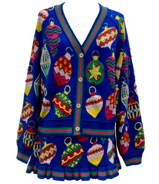 Ivy Multi Jeweled Ornament Button up Cardigan