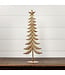 Gold Metal Tree with Star Topper