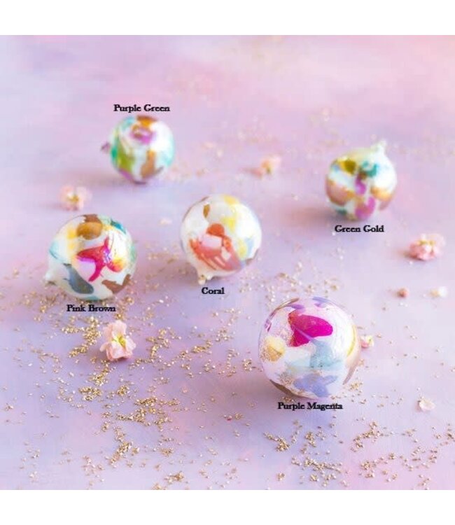 GLITTERVILLE Color Couture Ball Ornament - Sold Individually