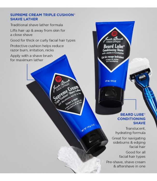 JACK BLACK Beard Lube Conditioning Shave 3 Oz