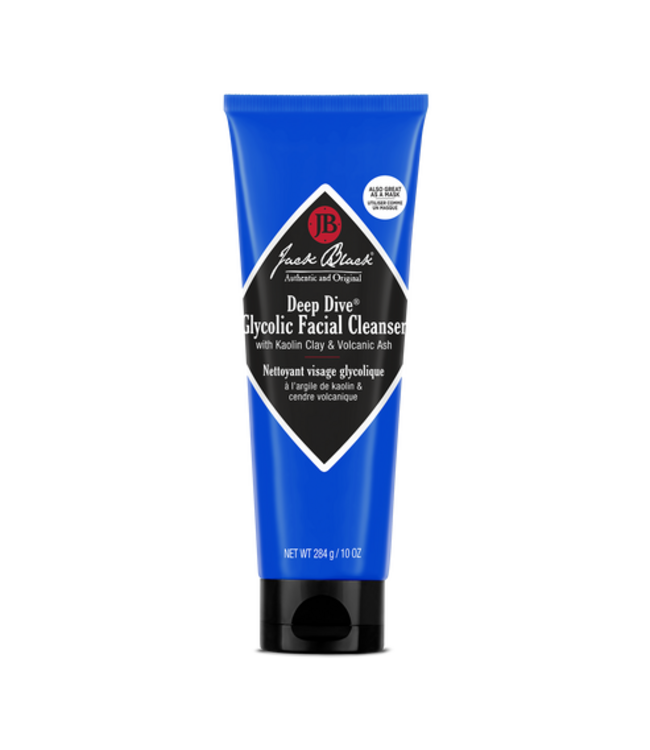 JACK BLACK Deep Dive Glycolic Facial  Cleanser, 10 oz