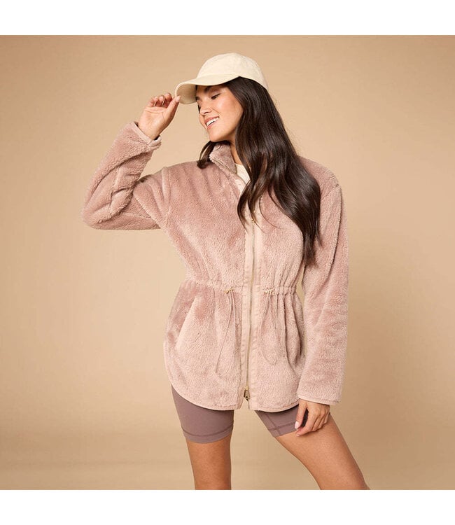 Sarah DreamPlush Double Zip Jacket