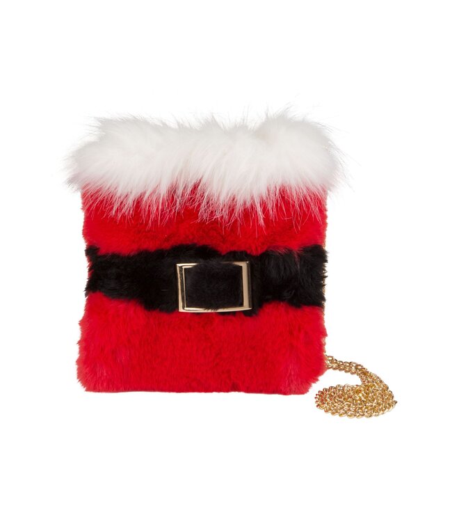 Crossbody Fuzzy Christmas Bag