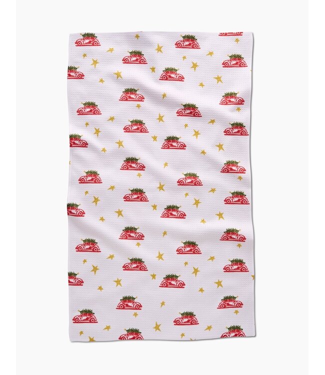 GEOMETRY Holiday Tea Towel