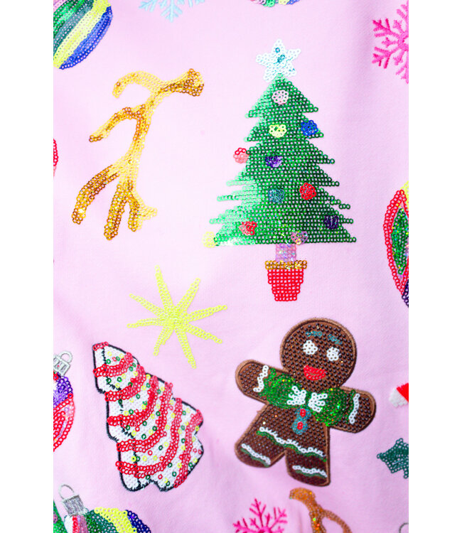 Queen of Sparkles Lily Christmas Icons Sweatshirt