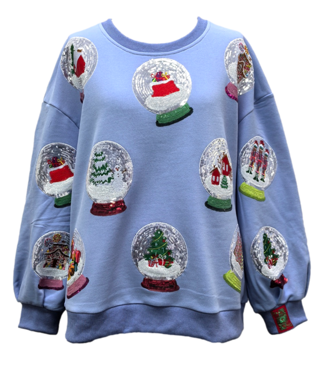 Hannah Christmas Snow Globe Sweatshirt