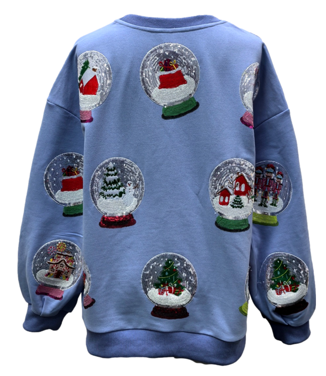 Hannah Christmas Snow Globe Sweatshirt