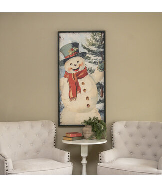 48" Jolly Snowman Print