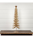 Gold Metal Tree with Star Topper