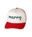 Merry Embroidered Canvas Snapback Baseball
