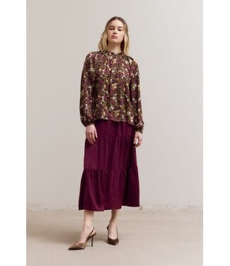 Zariyah Balloon Sleeve Blouse Top