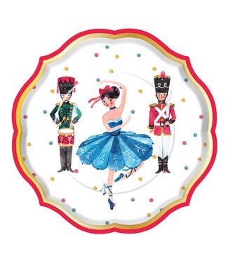 Whimsical Nutcracker Paper Dinner Plate