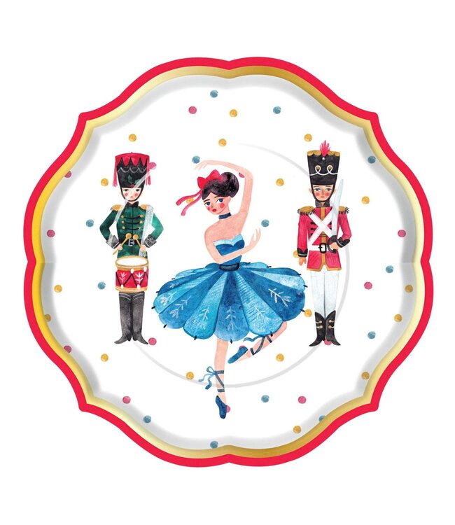 Whimsical Nutcracker Paper Dinner Plate