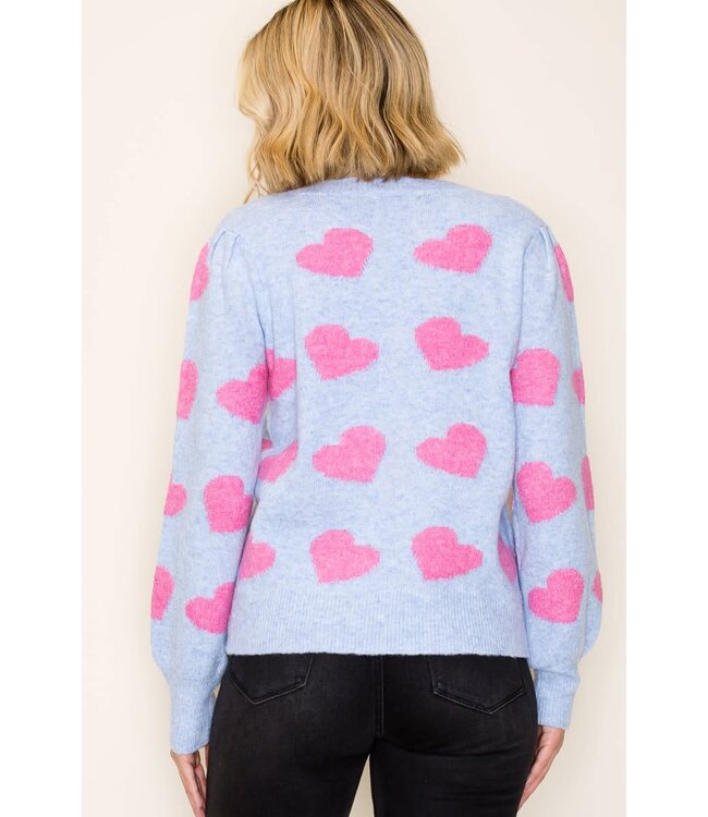 Iris Valentine Heart Sweater